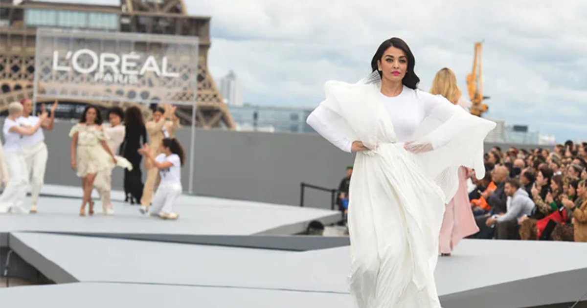 Aishwarya Rai Bachchan stuns in white outfit at Paris Fashion Week
